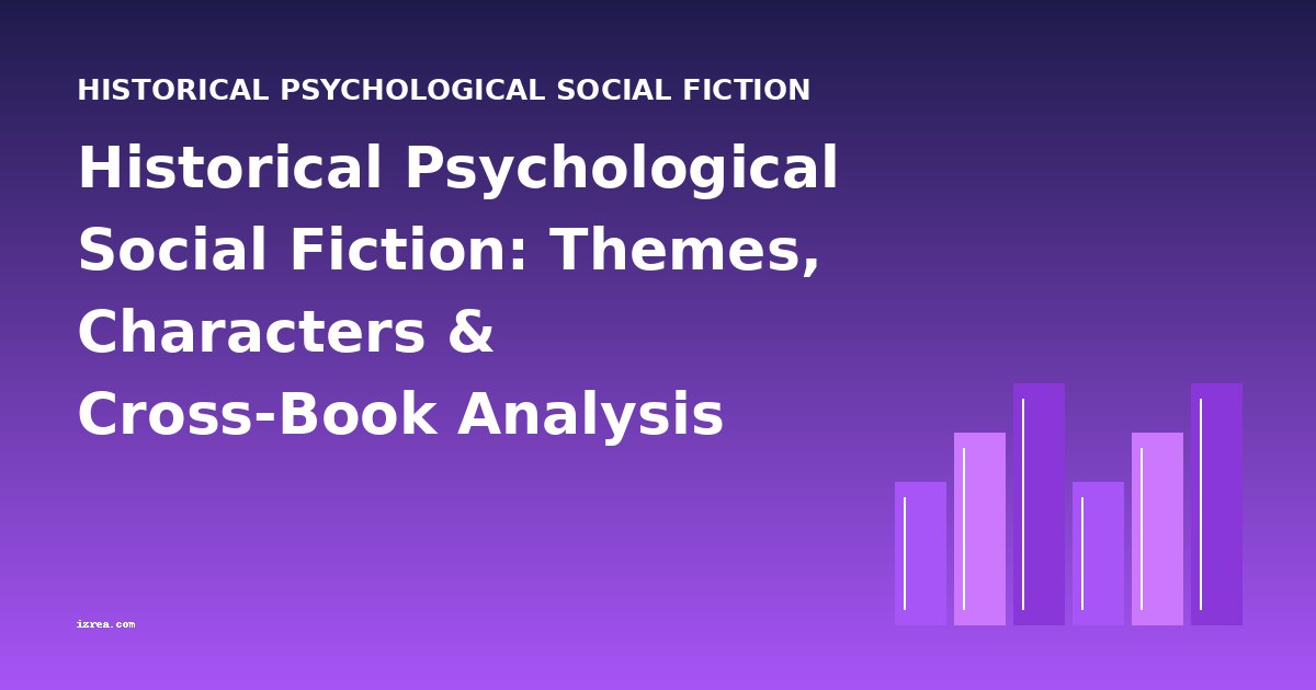 Historical Psychological Social Fiction: Themes, Characters & Cross-Book Analysis