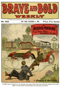 Cover of A Hoodoo Machine; or, The Motor Boys' Runabout No. 1313. — A Closer Reading