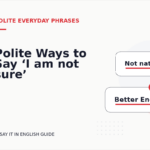 Polite Ways to Say ‘I am not sure’