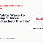 Polite Ways to Say ‘I have attached the file’