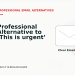Professional Alternative to ‘This is urgent’