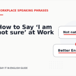 How to Say ‘I am not sure’ at Work