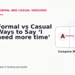 Formal vs Casual Ways to Say ‘I need more time’